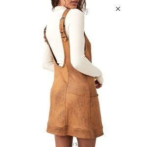 NWT Free People Western Wind Mini Overall Dress size XS